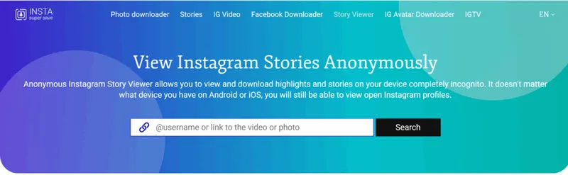 InstaSuperSave screenshot InstaSuperSave screenshot