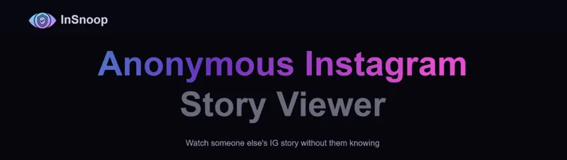 InSnoop main page