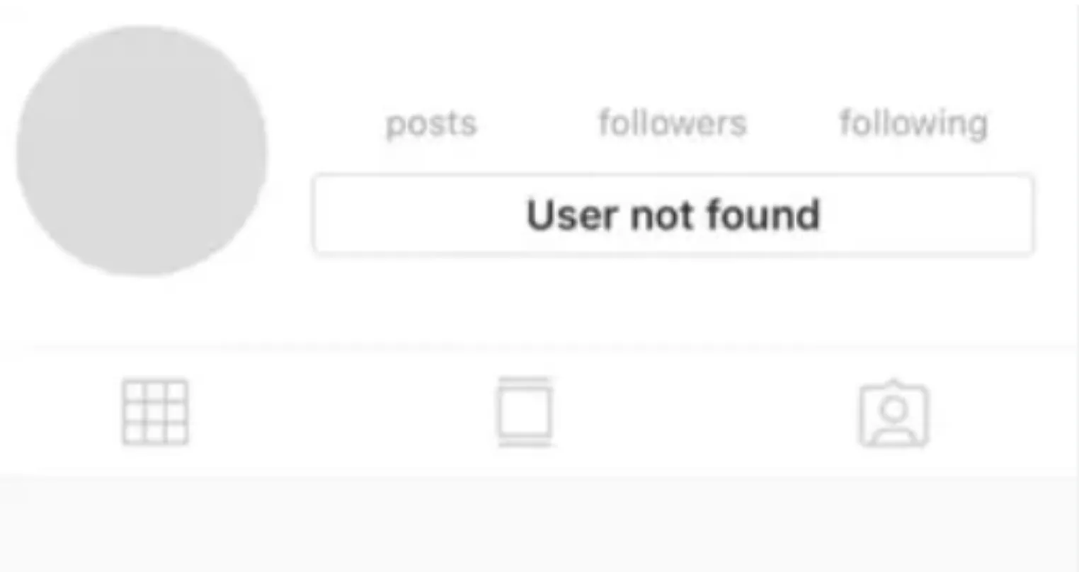 User Not Found