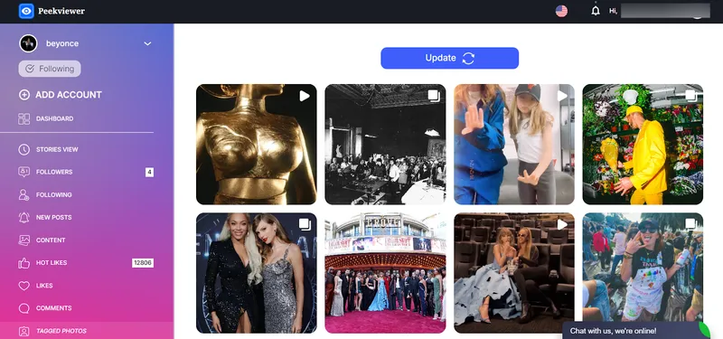 anonymous Instagram tagged photos viewer userspace