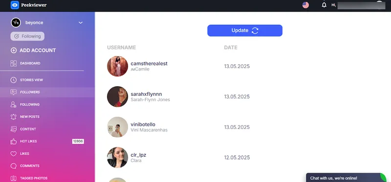 anonymous Instagram followers viewer userspace