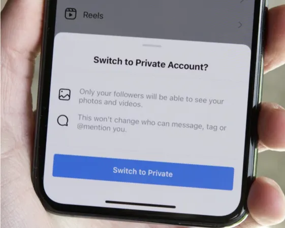 Cambiar a Cuenta Privada