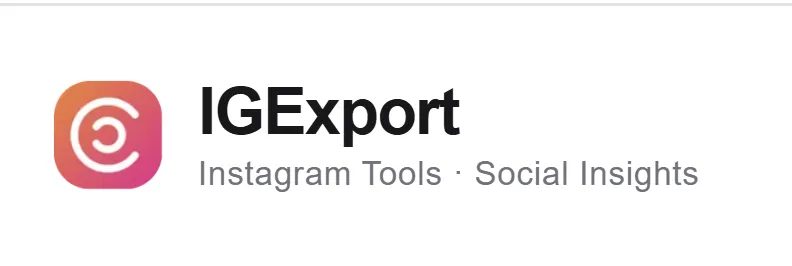 IGExport logo