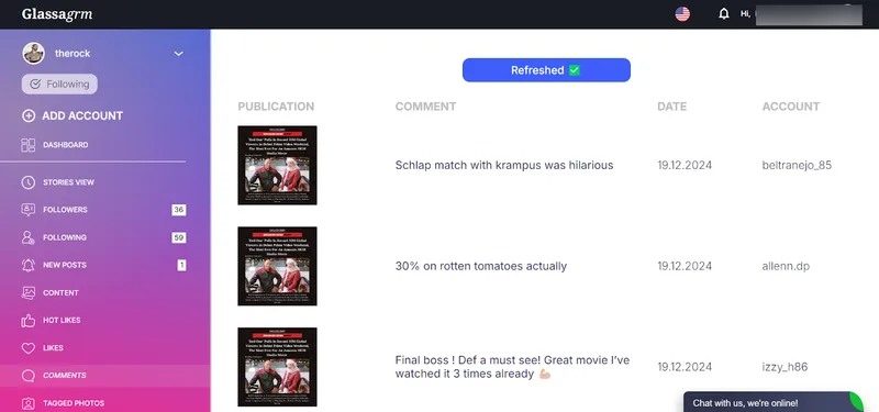 Glassagrm Review of features: glassagrm comments viewer Glassagrm Review of features: glassagrm comments viewer