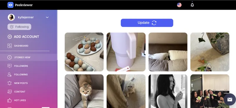 Panel de Peekviewer